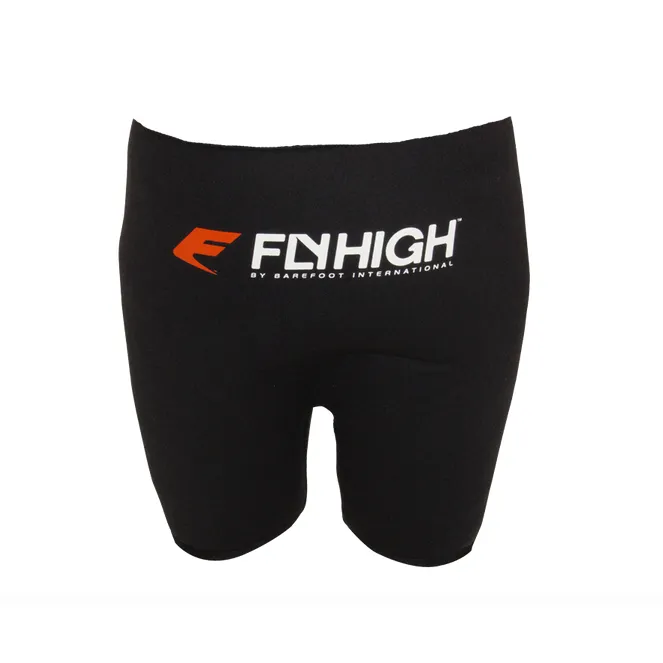 Barefoot International Wetsuit Shorts Black w/ White Logo