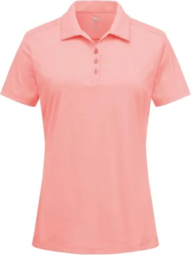 BGOWATU Women's Polo Shirts Golf Tennis Shirts Short Sleeve 3 Buttons Collared Casual Top UV Sun Protection Dry Fit