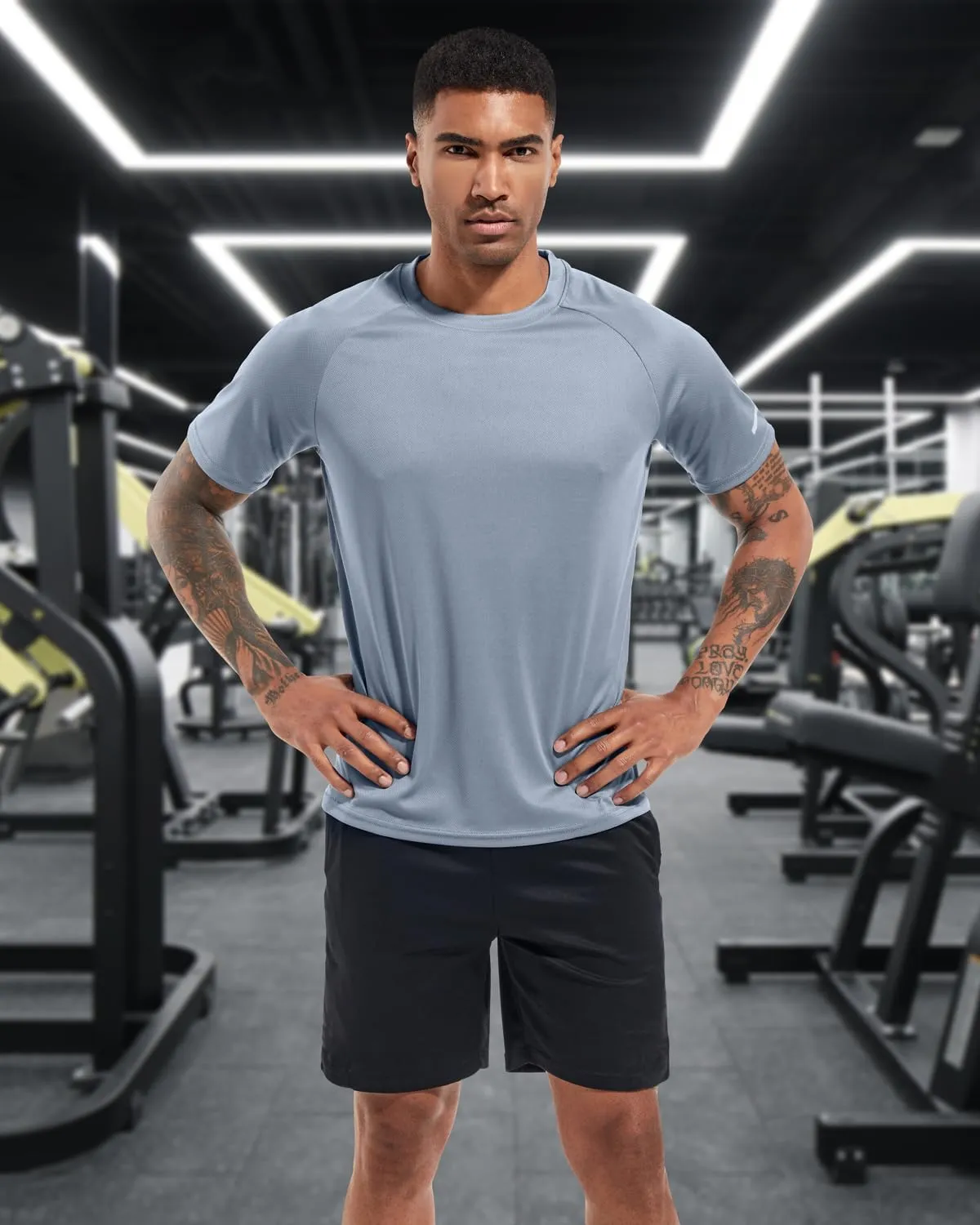 Boyzn 1 or 3 Pack Men's Workout Running Shirts, Dry Fit Moisture Wicking T-Shirts, Sports Gym Athletic Short Sleeve Shirts