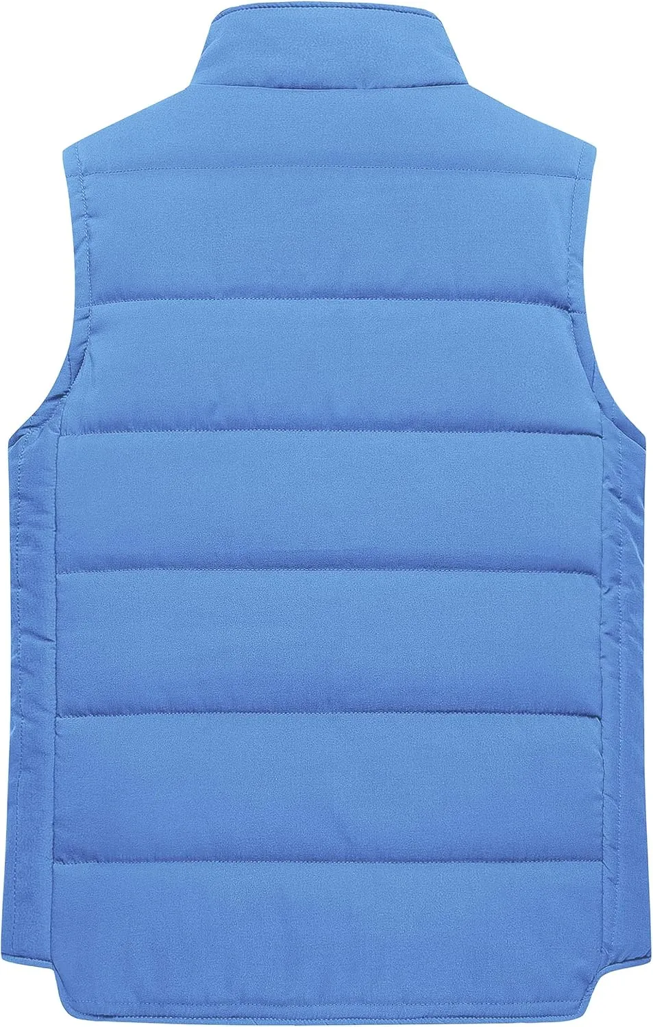 Chrisuno Women's Puffer Vest Casual Stand Collar Quilted Waistcoat Outdoor Padded Ski Vest