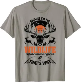 Conservation Agent Wildlife BecaUSe Conservation Officer T-Shirt