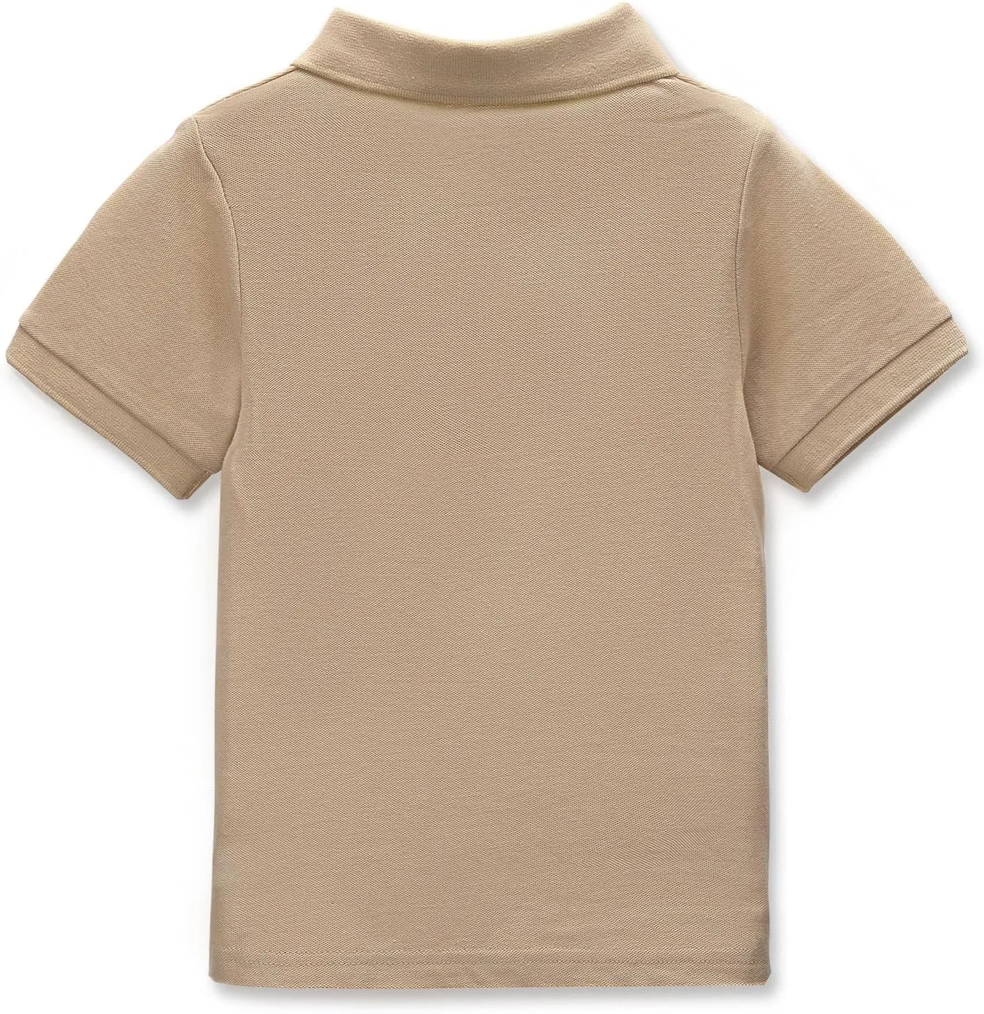 CUNYI Boys' Cotton Pique Polo Shirts Uniform Short Sleeve Tops