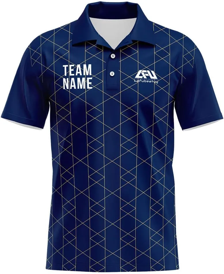 Custom Polo Shirts Print Personalized T-Shirts Uniform for Men Women Boy