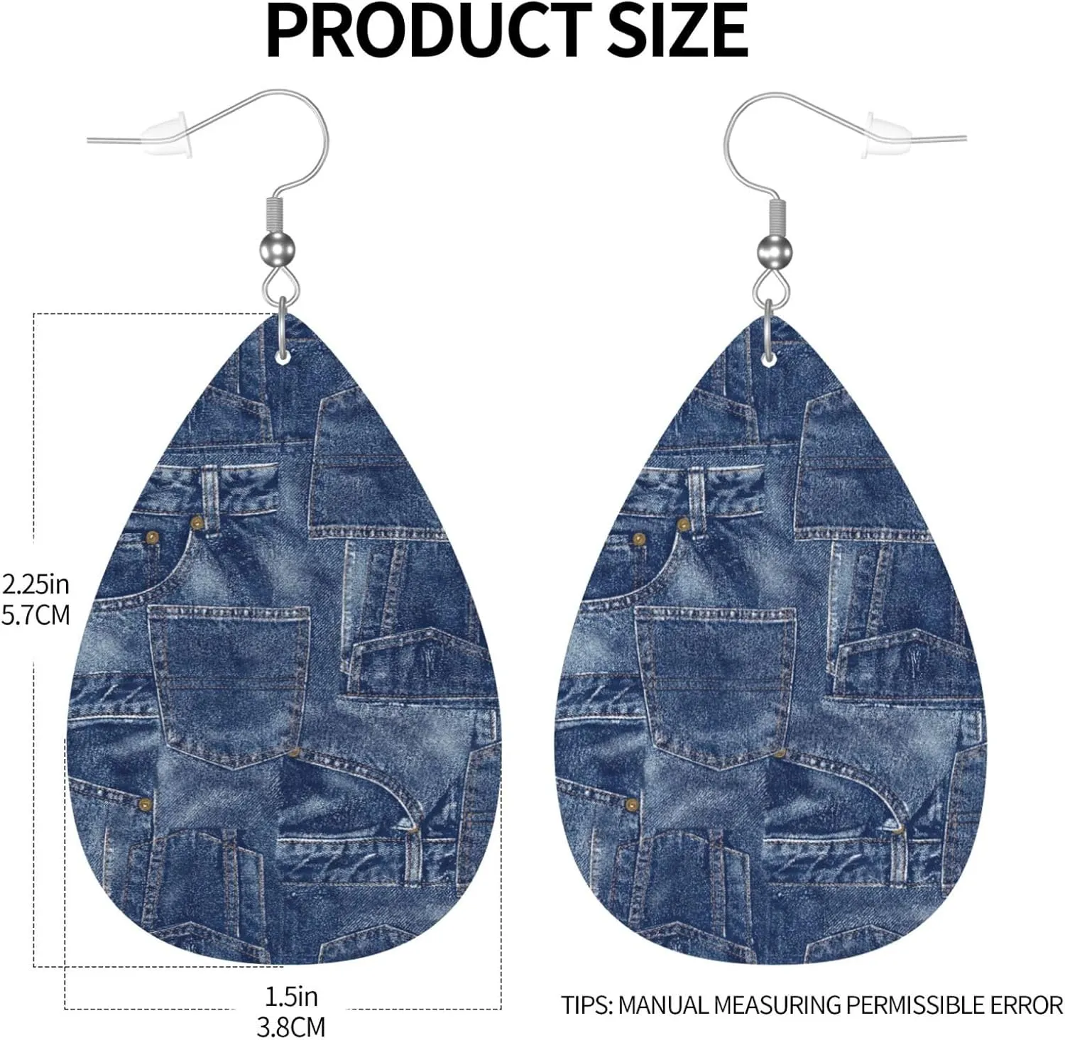 Fashion Art Leather Earrings For Women, Death Of Day Double-sided Teardrop Earring, Leaf Dangle Drop Earrings, Art Earrings Jewelry For Beach Party Gift