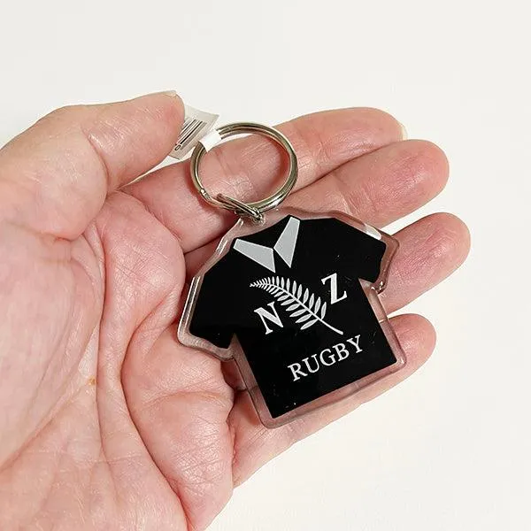 New Zealand Rugby Shirt Key Chain