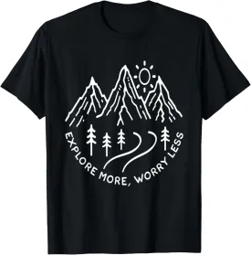 Wildlife Hiking Camping Mountain Travel Adventure Road Trip T-Shirt