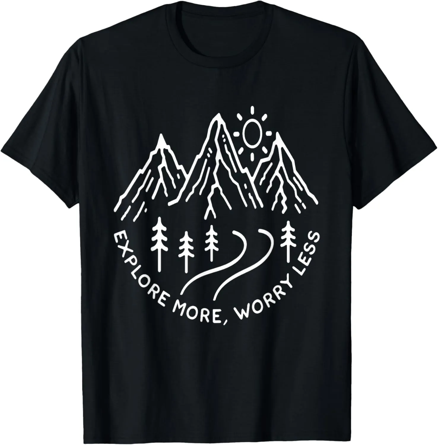 Wildlife Hiking Camping Mountain Travel Adventure Road Trip T-Shirt
