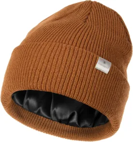 YANIBEST Beanie Hat for Women Men Satin Lined Beanie Hats Winter Hat Womens Cuffed Beanies Knit Skull Cap Warm Ski Hat Unisex