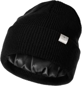YANIBEST Beanie Hat for Women Men Satin Lined Beanie Hats Winter Hat Womens Cuffed Beanies Knit Skull Cap Warm Ski Hat Unisex